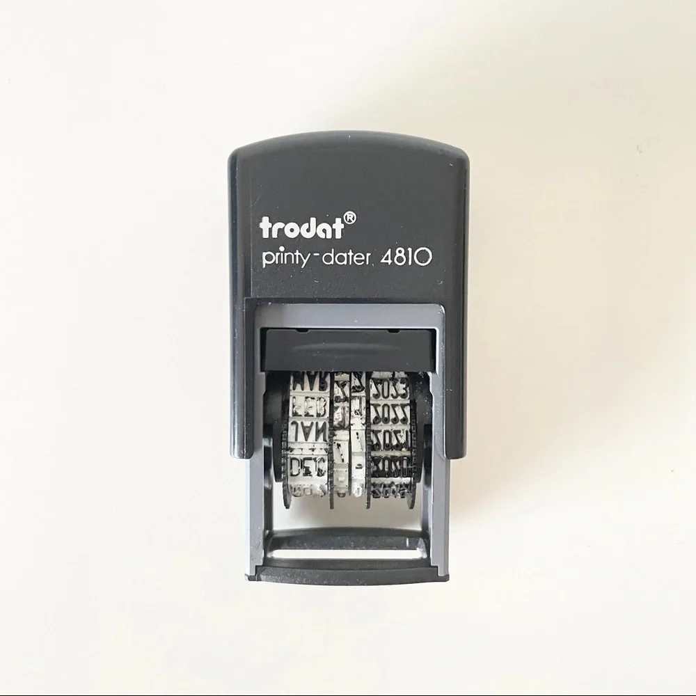 Trodat Printy Line Dater 4810 Stamp - Picture 1 of 4